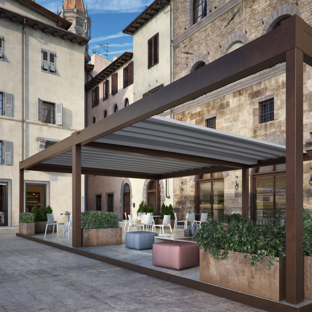 Modern Pergola With Retractable Roof By Smart Roof